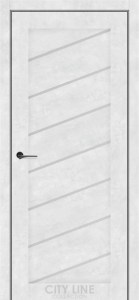 Бетон сніжний/Сатин білий  